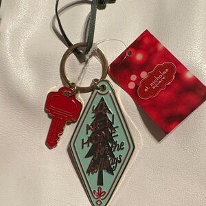St. Nicholas Square Festive Keychain ornament for a new home owner